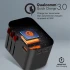 Promate TripMate-GaN65 Travel Adapter with GaN Charge, AC Socket, Dual 65W USB-C PD and 30W QC 3.0 Ports